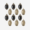 New Orleans Saints NFL 12 Pack Football Ornament Set