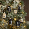 New Orleans Saints NFL 12 Pack Football Ornament Set