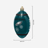 Philadelphia Eagles NFL 12 Pack Football Ornament Set