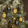 Pittsburgh Steelers NFL 12 Pack Football Ornament Set