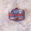 Buffalo Bills NFL Blown Glass Fan Cave Ornament