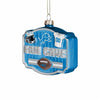 Detroit Lions NFL Blown Glass Fan Cave Ornament