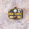 Pittsburgh Steelers NFL Blown Glass Fan Cave Ornament