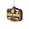 Pittsburgh Steelers NFL Blown Glass Fan Cave Ornament