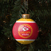 Kansas City Chiefs NFL Super Bowl LVIII Champions Glass Ball Ornament