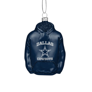 Dallas Cowboys NFL Glitter Hoodie Ornament