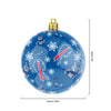 Buffalo Bills NFL 4 Pack Ball Mascot Ornament Set