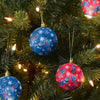 Buffalo Bills NFL 4 Pack Ball Mascot Ornament Set
