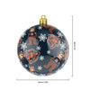 Chicago Bears NFL 4 Pack Ball Mascot Ornament Set