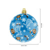Detroit Lions NFL 4 Pack Ball Mascot Ornament Set