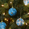 Detroit Lions NFL 4 Pack Ball Mascot Ornament Set