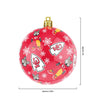 Kansas City Chiefs NFL 4 Pack Ball Mascot Ornament Set