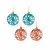 Miami Dolphins NFL 4 Pack Ball Mascot Ornament Set