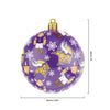Minnesota Vikings NFL 4 Pack Ball Mascot Ornament Set