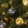 Pittsburgh Steelers NFL 4 Pack Ball Mascot Ornament Set