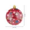 San Francisco 49ers NFL 4 Pack Ball Mascot Ornament Set