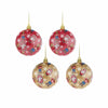 San Francisco 49ers NFL 4 Pack Ball Mascot Ornament Set