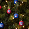 New York Rangers NHL 12 Pack Ball Ornament Set