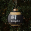 Vegas Golden Knights NHL 2023 Stanley Cup Champions Glass Ball Ornament