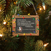 Florida State Seminoles NCAA Chalkboard Sign Ornament