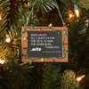 New York Jets NFL Chalkboard Sign Ornament