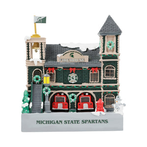 Michigan State Spartans NCAA Light Up Resin Team Firehouse