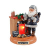 Dallas Cowboys NFL Santa Fireplace Figurine