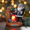 Dallas Cowboys NFL Santa Fireplace Figurine