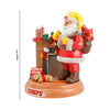 Kansas City Chiefs NFL Santa Fireplace Figurine