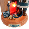 Philadelphia Eagles NFL Santa Fireplace Figurine