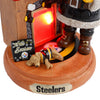 Pittsburgh Steelers NFL Santa Fireplace Figurine