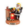 Pittsburgh Steelers NFL Santa Fireplace Figurine