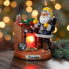 Pittsburgh Steelers NFL Santa Fireplace Figurine