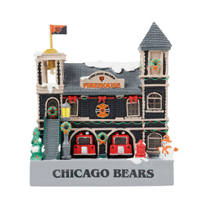 Chicago Bears NFL Light Up Resin Team Firehouse