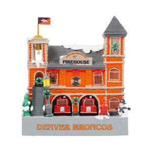 Denver Broncos NFL Light Up Resin Team Firehouse