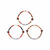 Chicago Bears NFL Justin Fields & DJ Moore 3 Pack Player Friendship Bracelet