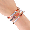 Chicago Bears NFL Justin Fields & DJ Moore 3 Pack Player Friendship Bracelet