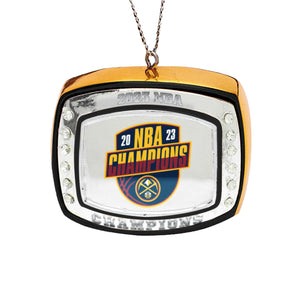 Denver Nuggets 2023 NBA Champions Ring Ornament