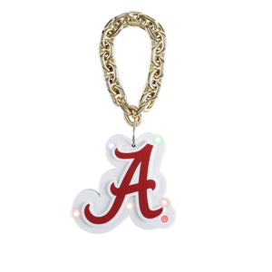 Alabama Crimson Tide NCAA Big Logo Light Up Chain Ornament