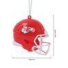 Kansas City Chiefs NFL Super Bowl LVIII Champions Resin Football Helmet Ornament