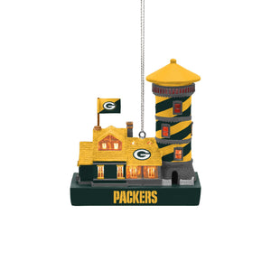 Green Bay Packers NFL Light Up Resin Lighthouse Ornament (PREORDER - SHIPS LATE NOVEMBER)
