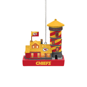 Kansas City Chiefs NFL Light Up Resin Lighthouse Ornament (PREORDER - SHIPS LATE NOVEMBER)