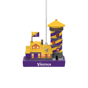 Minnesota Vikings NFL Light Up Resin Lighthouse Ornament (PREORDER - SHIPS LATE NOVEMBER)