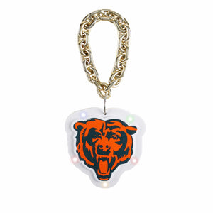 Chicago Bears NFL Big Logo Light Up Chain Ornament
