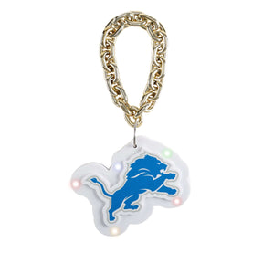 Detroit Lions NFL Big Logo Light Up Chain Ornament
