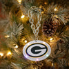 Green Bay Packers NFL Big Logo Light Up Chain Ornament