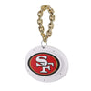 San Francisco 49ers NFL Big Logo Light Up Chain Ornament