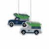 Dallas Cowboys NFL 2 Pack Flat Metal Truck Ornaments