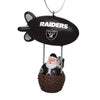 Las Vegas Raiders NFL Santa Blimp Ornament