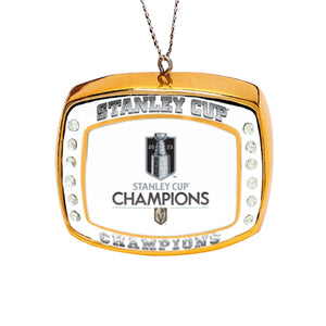 Vegas Golden Knights NHL 2023 Stanley Cup Champions Ring Ornament